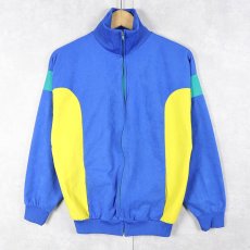 画像1: 70〜80's FRANCE製 フェイクスエード トラックジャケット (1)