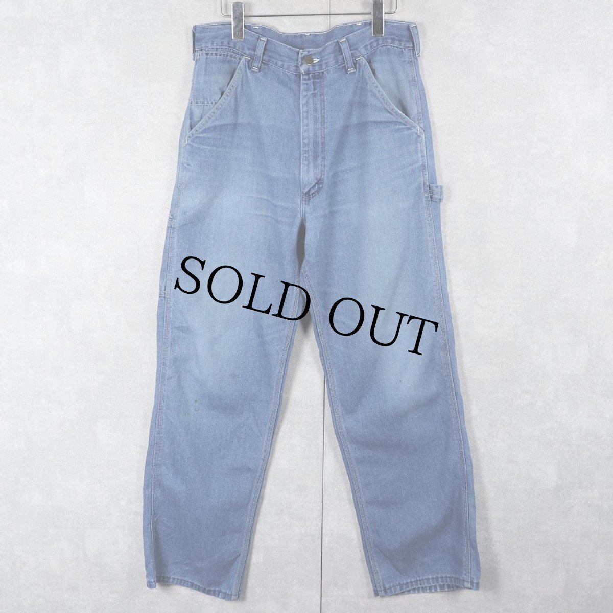 画像3: 80's Sears ROEBUCKS USA製 デニムペインターパンツ W31 (3)