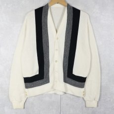 画像1: 70's〜 アクリルニットカーディガン (1)