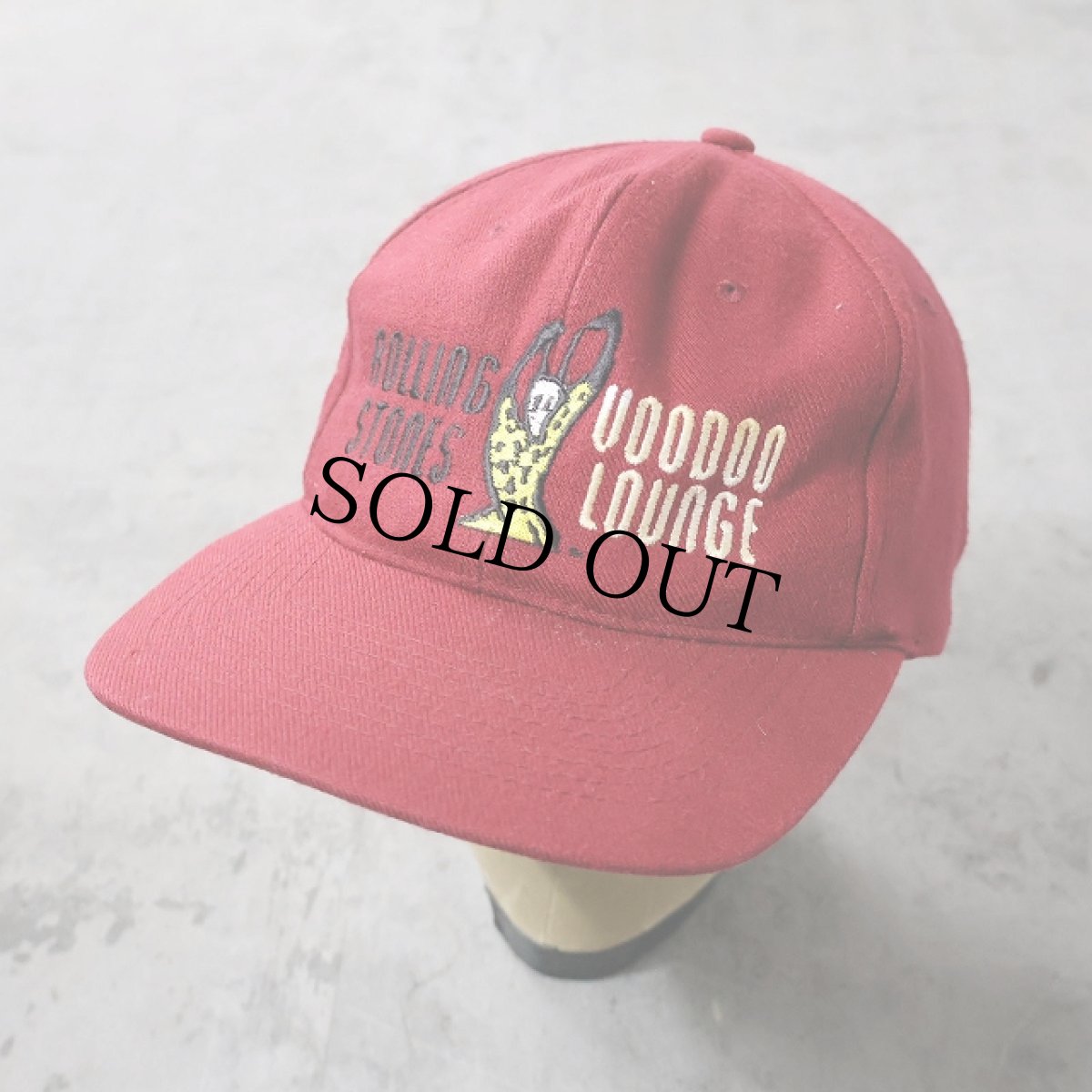 画像1: 90's The Rolling Stones "Voodoo Lounge" ロックバンド 刺繍スナップバックキャップ ONESIZE (1)