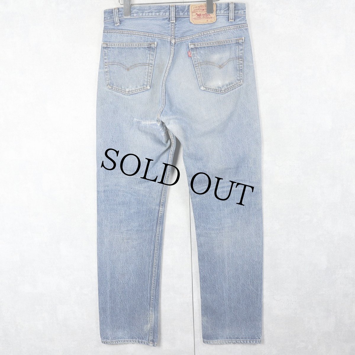 画像2: 80's Levi's 501 USA製 デニムパンツ W33 (2)