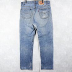 画像2: 80's Levi's 501 USA製 デニムパンツ W33 (2)