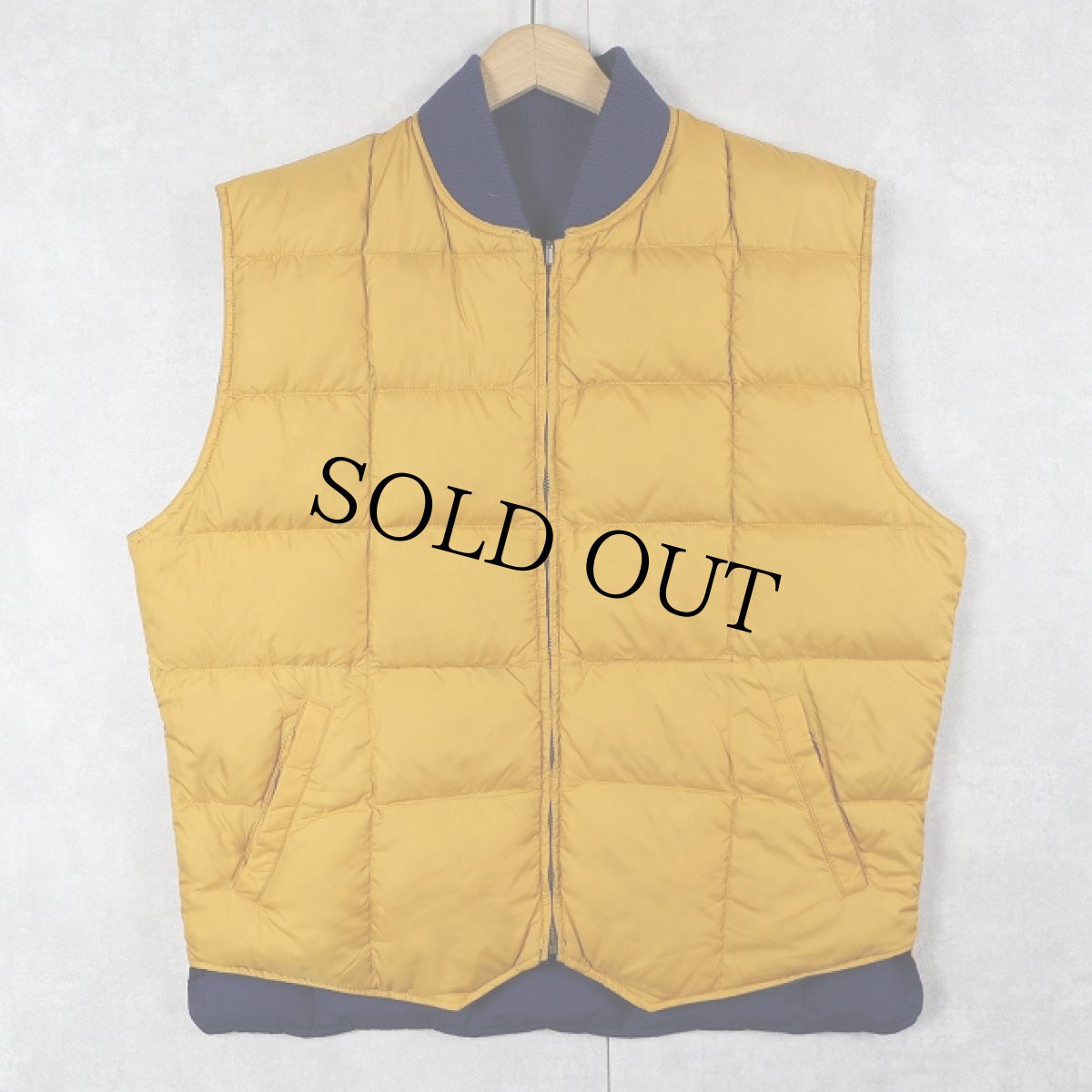 画像2: 80〜90's Eddie Bauer リバーシブル キルティング グースダウンベスト L (2)