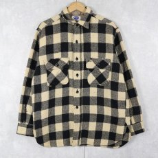 画像1: 60's PILGRIM バッファローチェック柄 ウールシャツ (1)