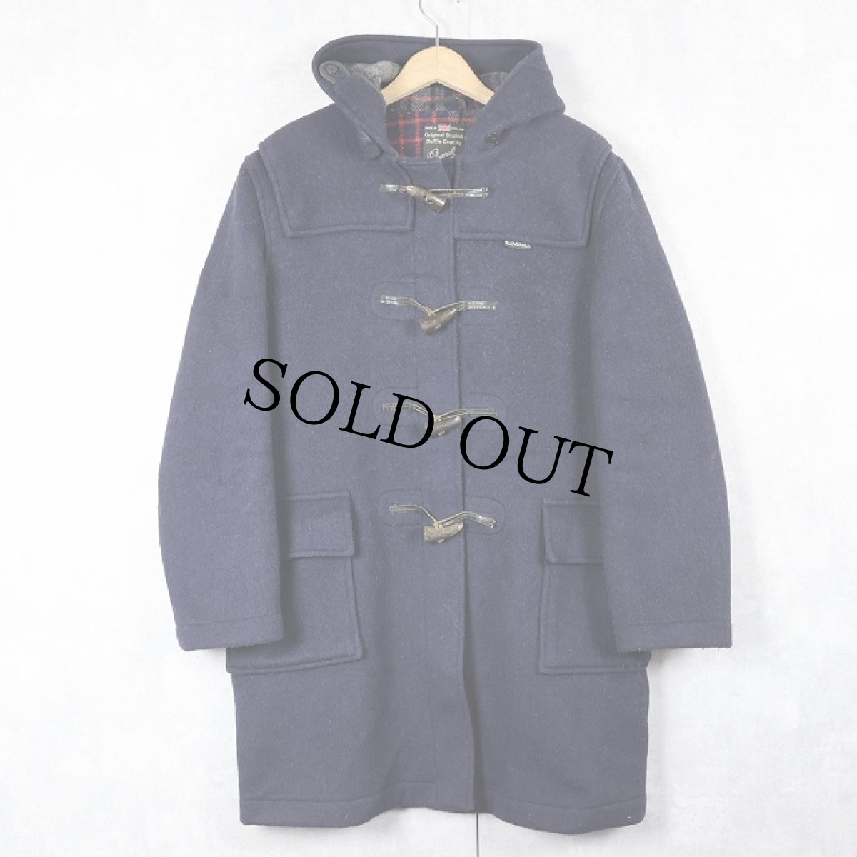 画像1: 60〜70's Gloverall ENGLAND製 ウールダッフルコート NAVY SIZE40 (1)