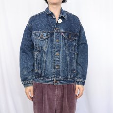 画像2: 80's Levi's 70507-0229 USA製 ギャラクティックウォッシュ デニムジャケット S (2)