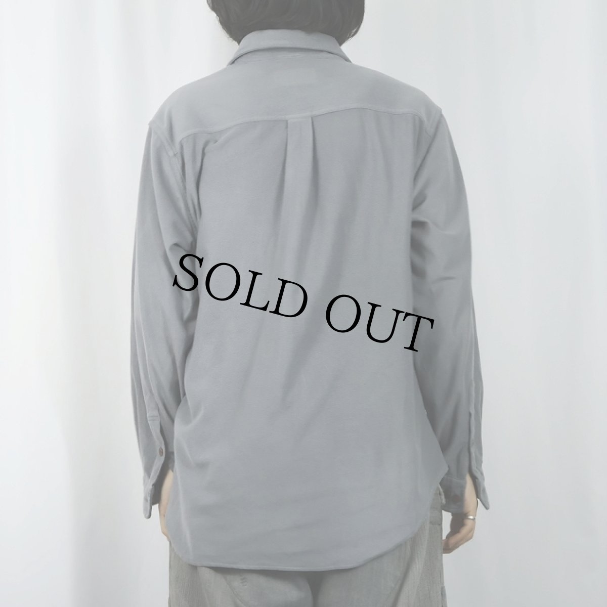 画像4: 90's EMS ロゴ刺繍 フリースシャツ M (4)