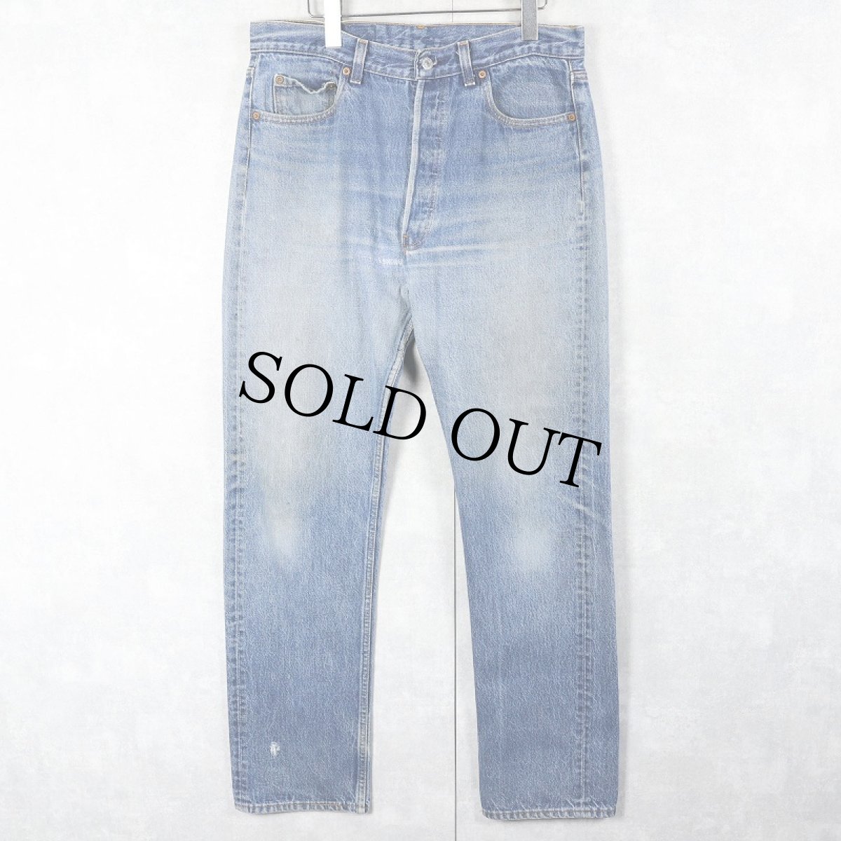 画像1: 80's Levi's 501 USA製 デニムパンツ W33 (1)