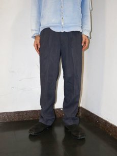 画像1: 50's レーヨン混 2タック スラックス W31 (1)