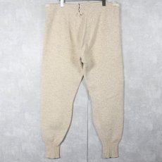 画像2: 40's〜 MEDLICOTT CMOPANY ウールアンダーパンツ W36 (2)