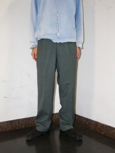 画像1: 50's 2タック ウールスラックス W31 (1)