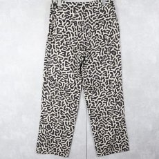 画像2: 70's 韓国 学生軍事訓練用 バクテリア迷彩 HBTパンツ W31 (2)