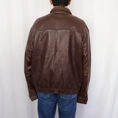 画像3: POLO Ralph Lauren ラムレザー スイングトップ XL (3)