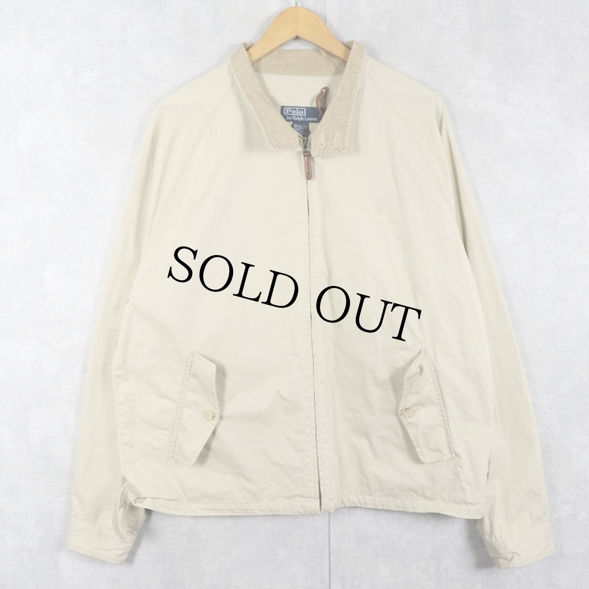 画像1: POLO Ralph Lauren "G-9 TYPE" コットンスイングトップ L (1)