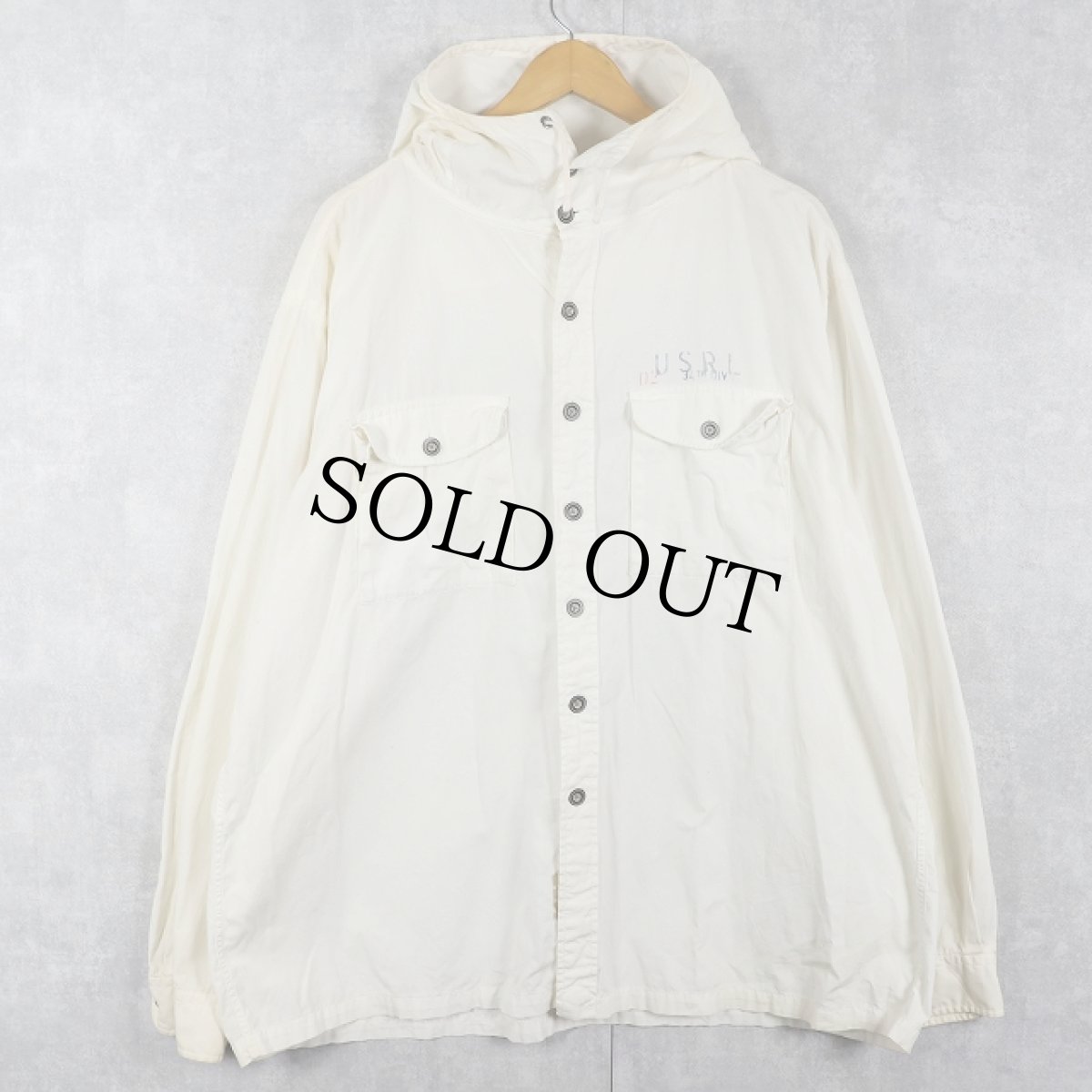 画像2: POLO Ralph Lauren ステンシルデザイン コットンパーカー XXL (2)