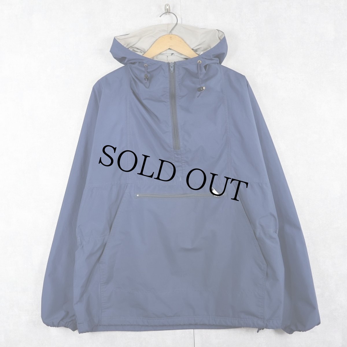 画像1: 80's L.L.Bean USA製 "GORE-TEX" アノラックパーカー NAVY L (1)