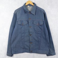 画像1: 70〜80's バットダイ デニムジャケット (1)