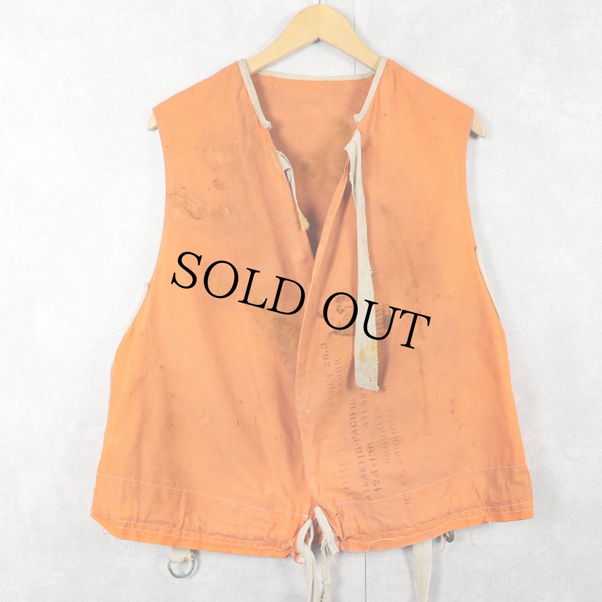 画像3: 50's U.S.COAST GUARD ライフプリザーバーベスト (3)