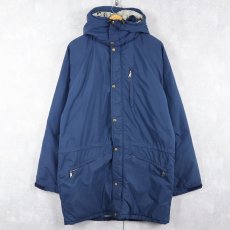 画像1: 80〜90's L.L.Bean "PENOBSCOT PARKA" ナイロンマウンテンパーカー NAVY L LONG (1)