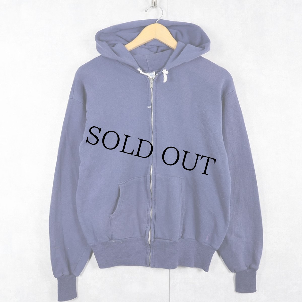 画像1: 70's Healthknit USA製 スウェットジップパーカー NAVY L (1)