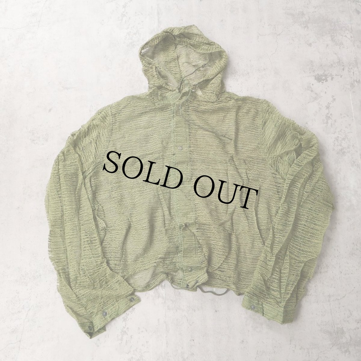 画像2: 80's U.S.ARMY モスキートパーカー LARGE DEADSTOCK  (2)