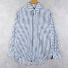 画像1: 50〜60's Woodbury マルチストライプ柄 コットンシャツ  (1)
