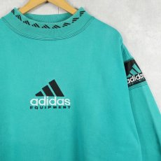 画像1: 90's adidas EQUIPMENT ロゴ刺繍 スウェット  (1)