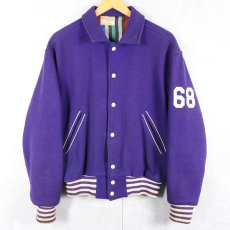 画像1: 60〜70's Tom Munro "WESTERN" パッチ付き ウールスタジャン (1)