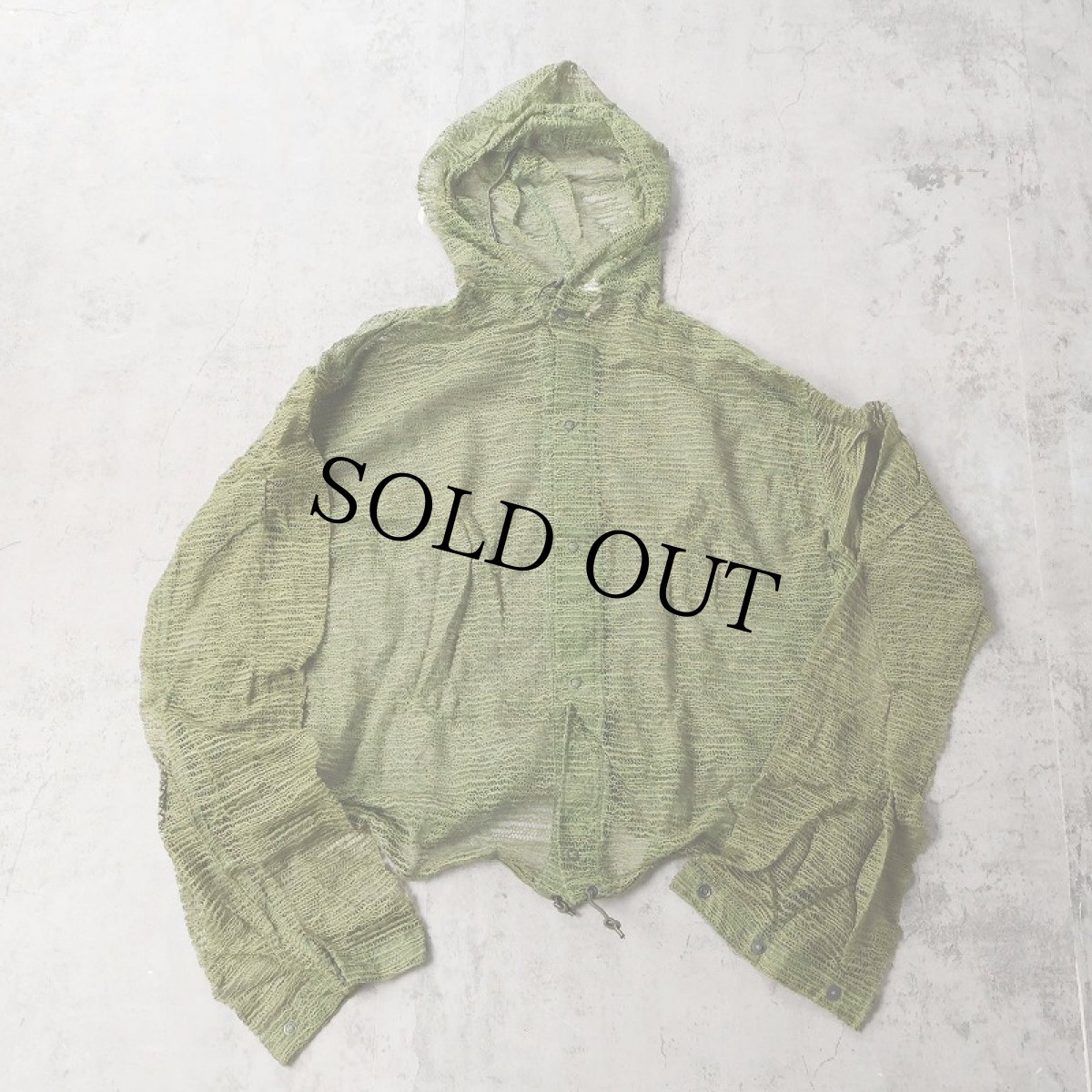 画像2: 80's U.S.ARMY モスキートパーカー LARGE DEADSTOCK  (2)