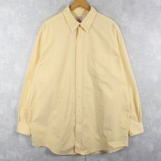 画像1: 90's Brooks Brothers USA製 コットンボタンダウンシャツ SIZE18 1/2-36 (1)