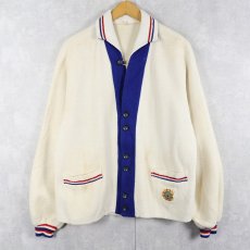 画像1: 60's BUTWIN トリコロールカラー フリースジャケット (1)