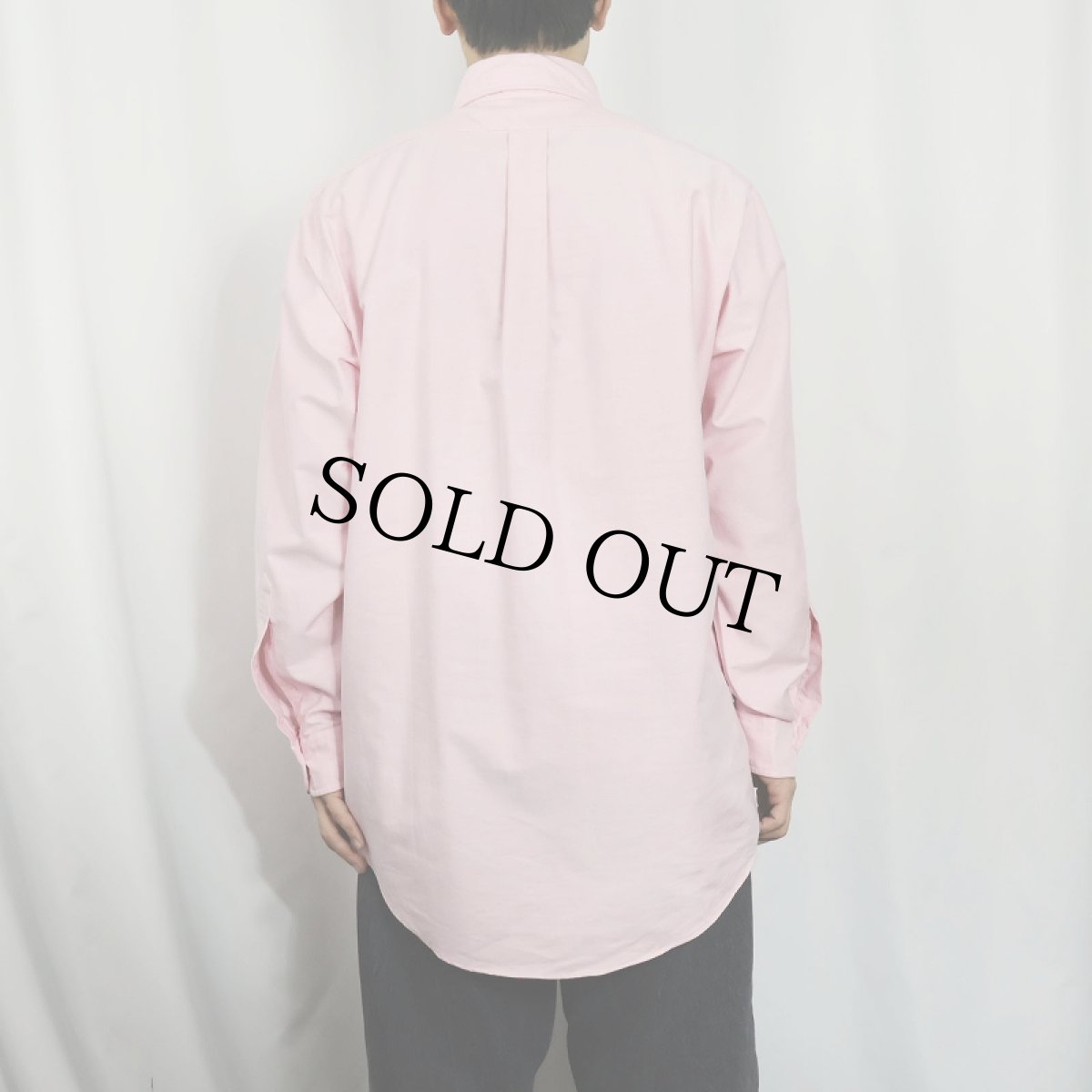 画像3: 90's Brooks Brothers USA製 刺繍入り コットンボタンダウンシャツ SIZE16-33 (3)