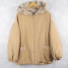 画像2: 80's MARVIN RICHARDS USA製 リバーシブル フェイクファージャケット L (2)