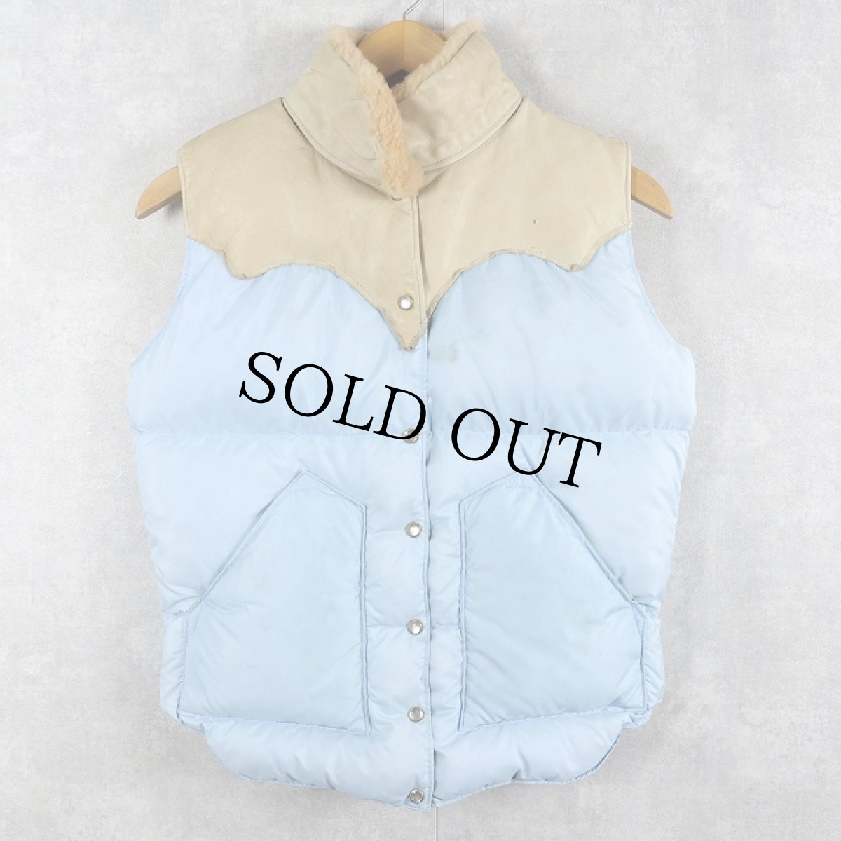 画像3: 70's Rocky Mountain Featherbed ウエスタンダウンベスト  (3)