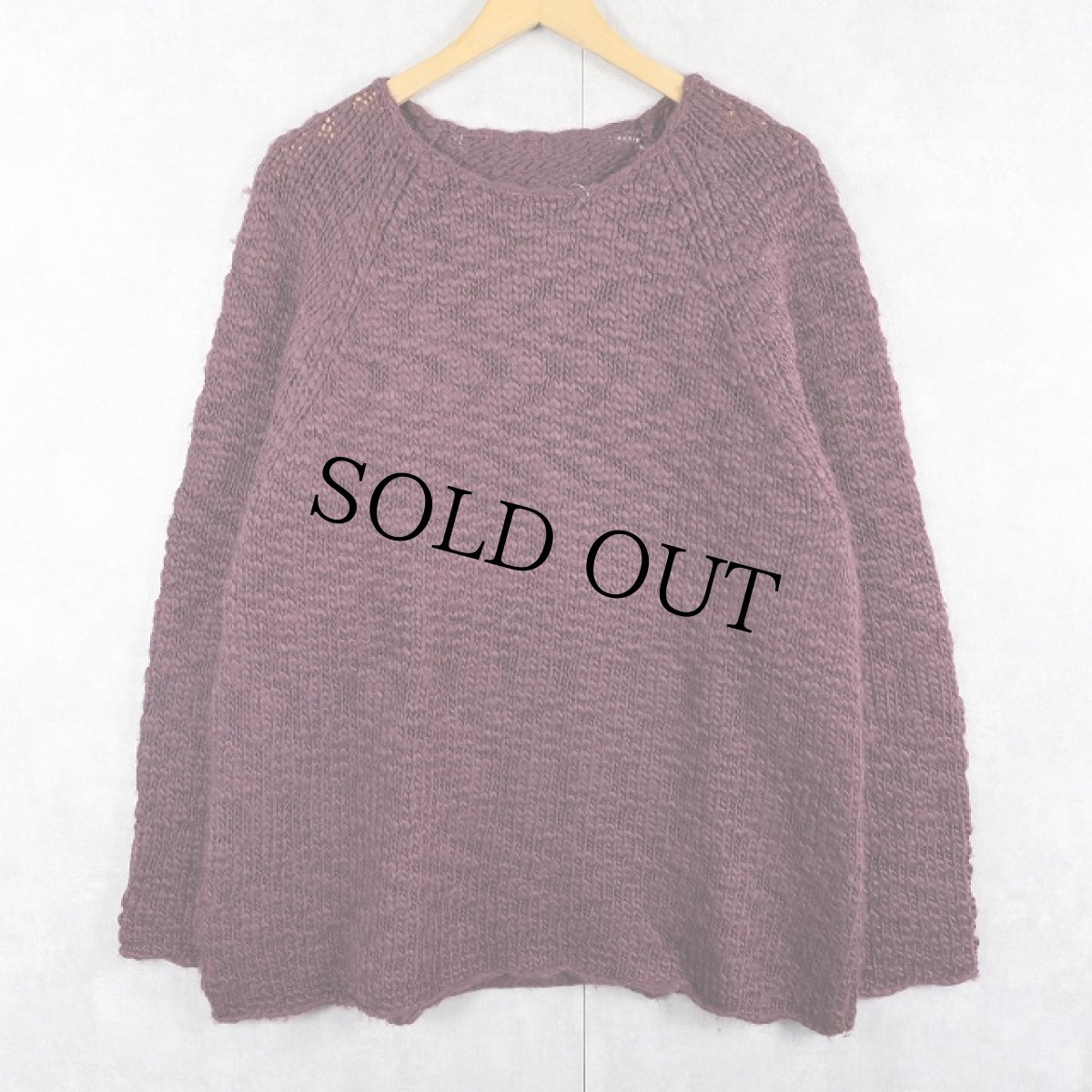 画像1: ウールニットセーター (1)