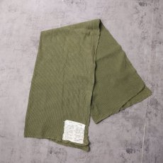 画像1: 80's CANADIAN ARMED FORCE コットンメッシュスカーフ  (1)