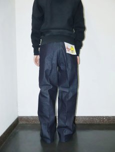 画像6: BEN DAVIS "THE GORILLA CUT" ゴリラカットデニムパンツ INDIGO DENIM フラッシャー付き未使用品 W32 L30 (6)