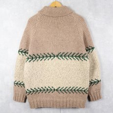 画像2: 60's カウチンニットジャケット (2)