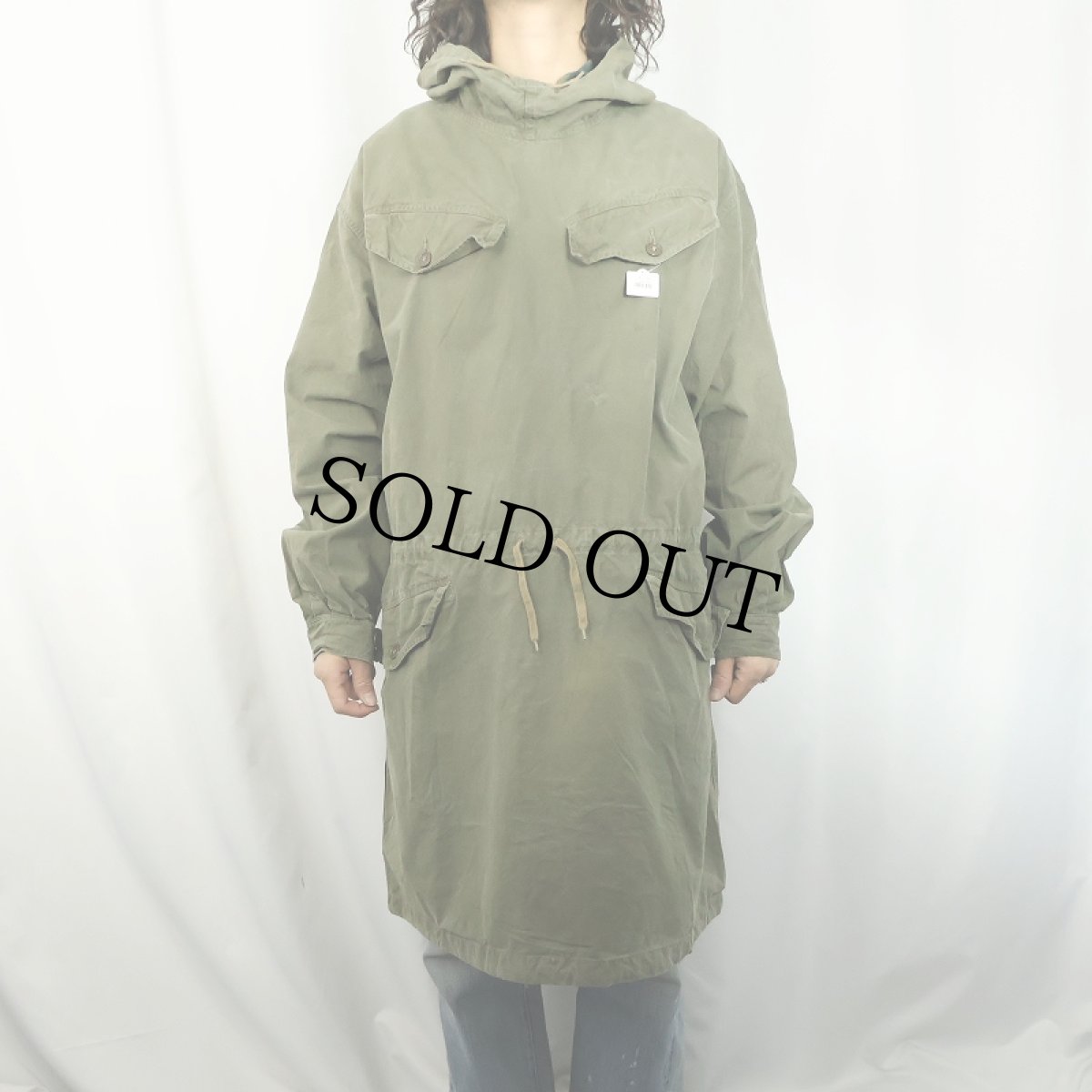 画像2: 60's FRENCH MILITARY アルパインスモック size46 (2)