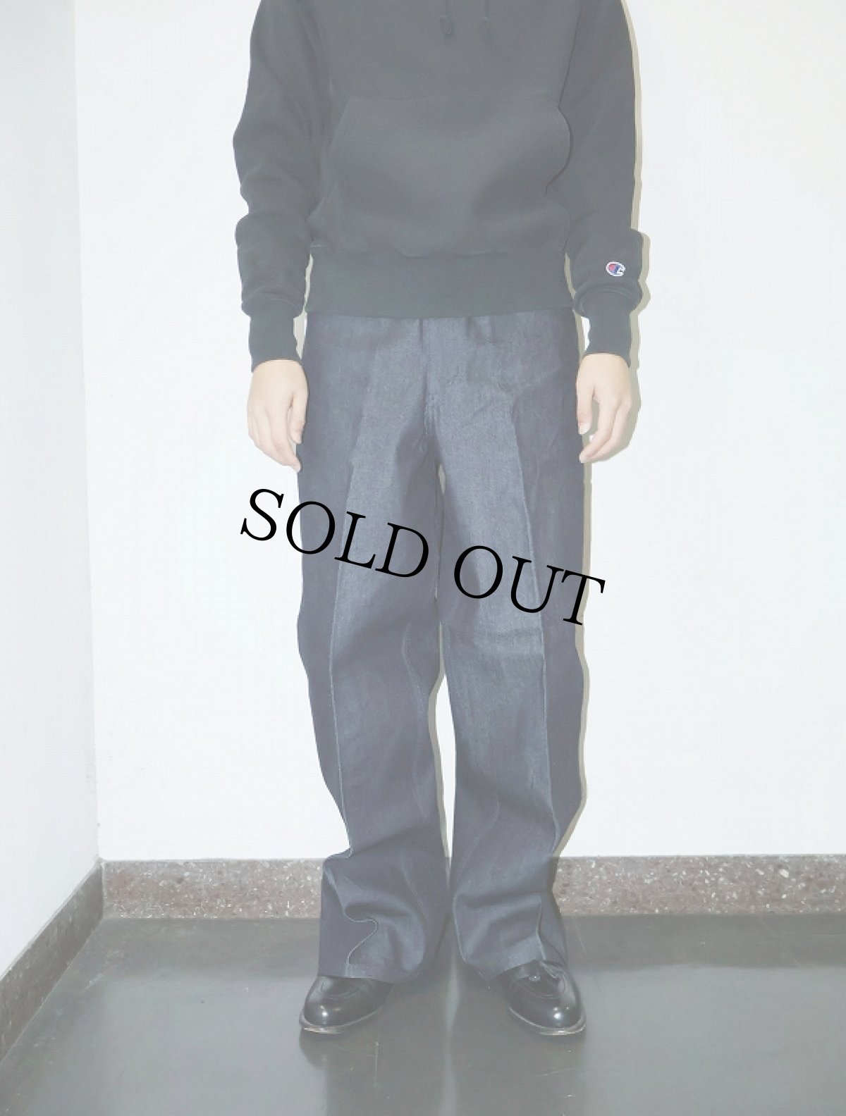 画像5: BEN DAVIS "THE GORILLA CUT" ゴリラカットデニムパンツ INDIGO DENIM フラッシャー付き未使用品 W32 L30 (5)