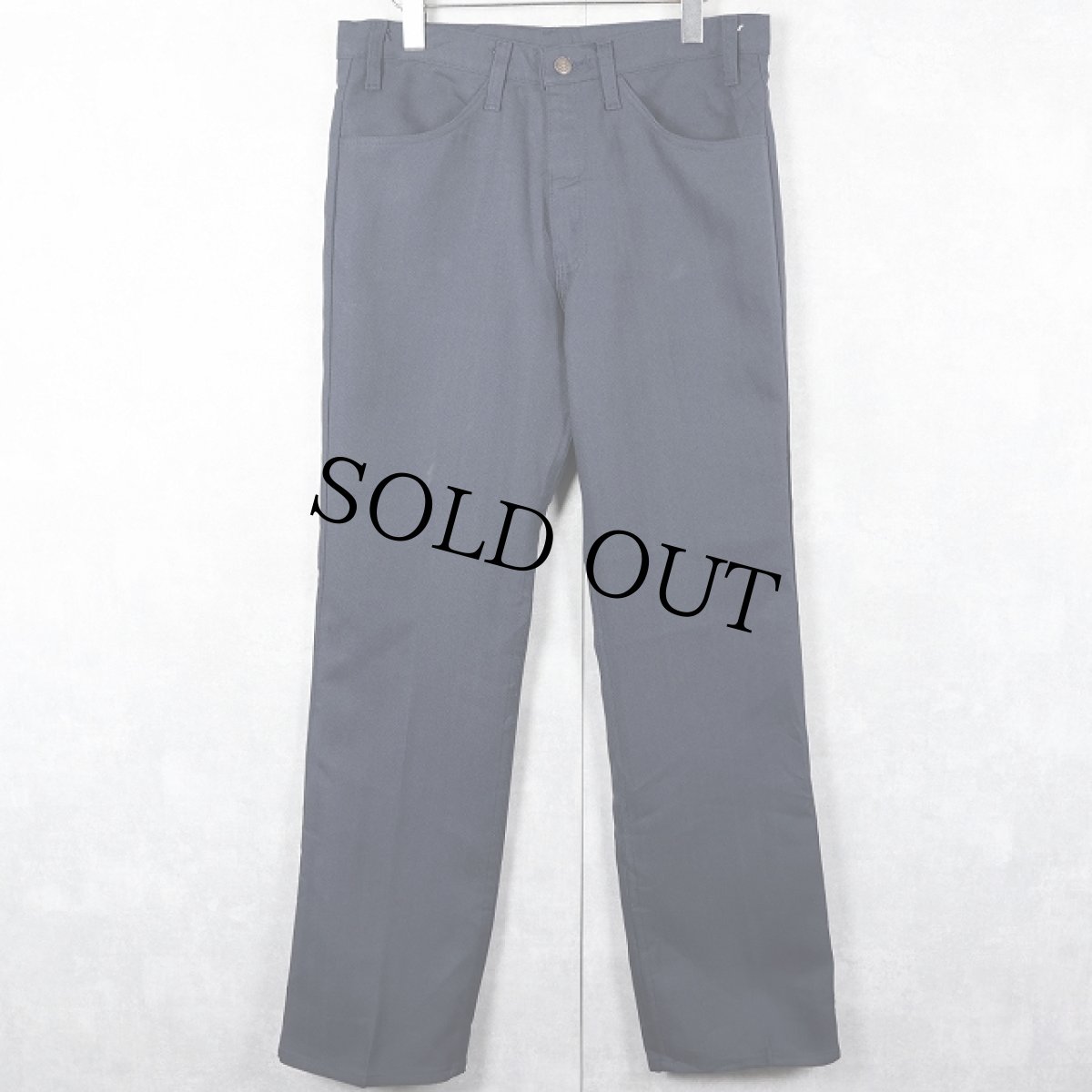 画像1: 90's Levi's 517 USA製 "STA-PREST" PANTS NAVY W32 (1)