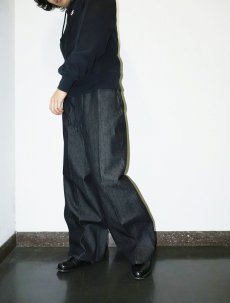 画像1: BEN DAVIS "THE GORILLA CUT" ゴリラカットデニムパンツ BLACK フラッシャー付き未使用品 W34 L30 (1)