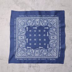 画像2: 60's KEY WORK CLOTHES バンダナ (2)
