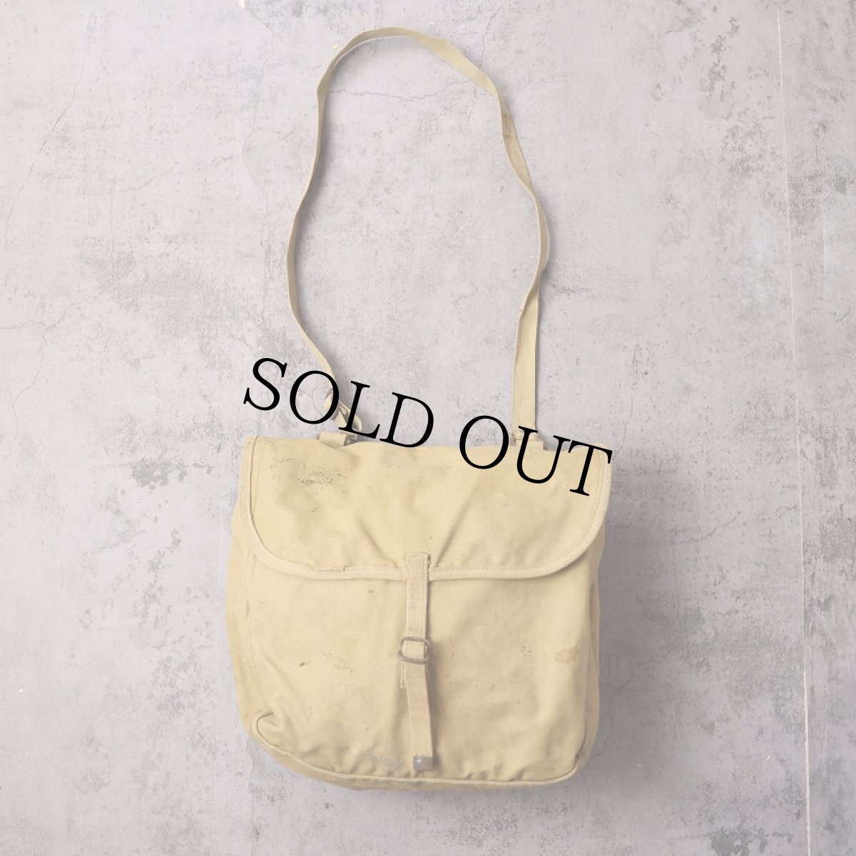 画像1: VINTAGE キャンバスショルダーバッグ (1)