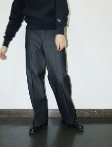 画像1: BEN DAVIS "THE GORILLA CUT" ゴリラカットデニムパンツ BLACK フラッシャー付き未使用品 W30 L30 (1)