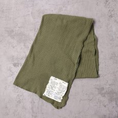 画像1: 80's CANADIAN ARMED FORCE コットンメッシュスカーフ  (1)