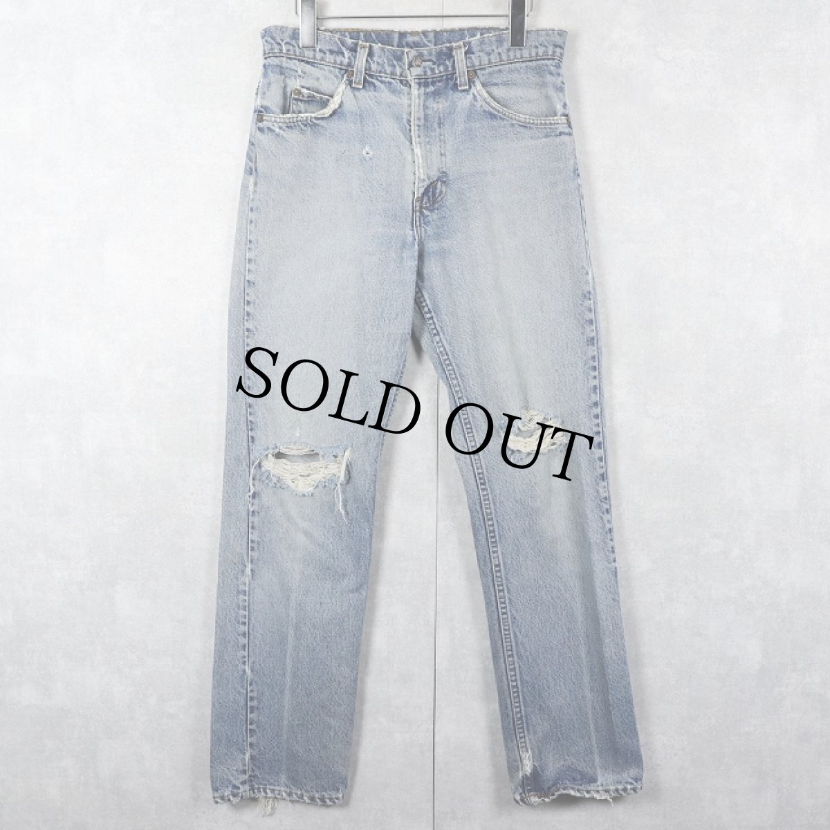 画像1: 80's Levi's 509 USA製 デニムパンツ W31 (1)