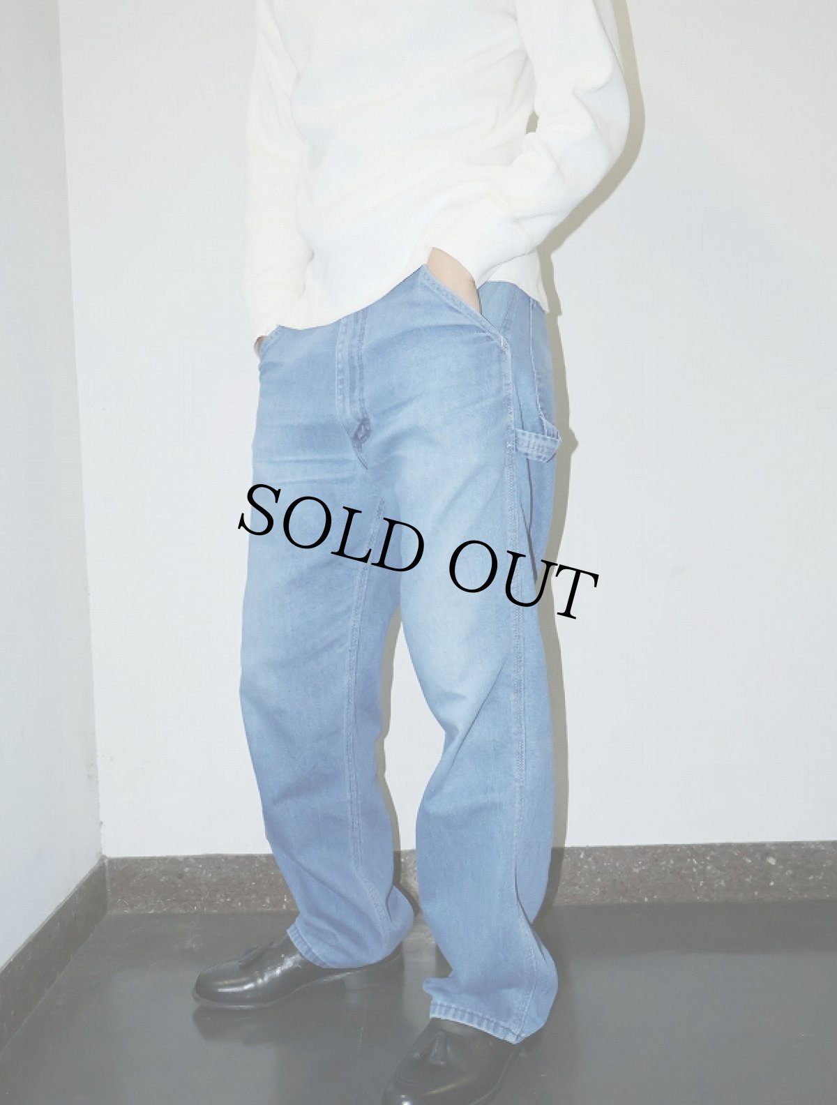 画像1: 80's Sears ROEBUCKS USA製 デニムペインターパンツ W31 (1)