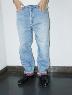 画像1: 〜90's L.L.Bean USA製 裏地ネル デニムパンツ W37 (1)