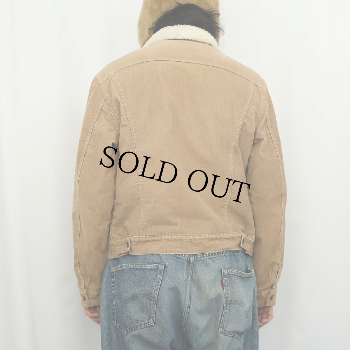 画像3: 70's Levi's USA製 70608 コーデュロイボアジャケット SIZE42 (3)